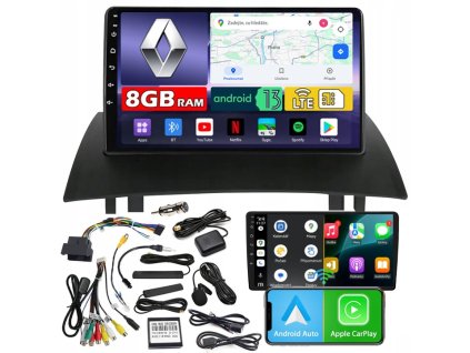 AUTORÁDIO NCS ZQ9 RENAULT MEGANE 2 II 2002-2008 ANDROID 8GB LTE