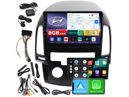 Autorádio NCS ZQ9 HYUNDAI i30 I 2007-2012 MANUÁL ANDROID 8GB LTE