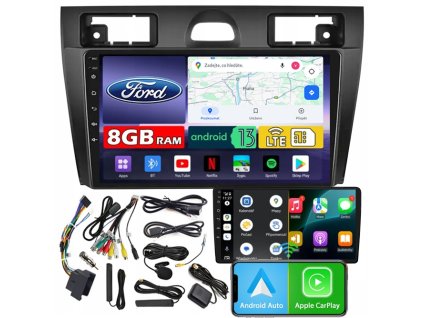 Autorádio NCS ZQ9 Ford Fiesta Mk6 2006-2008 Android Navigace 8GB LTE