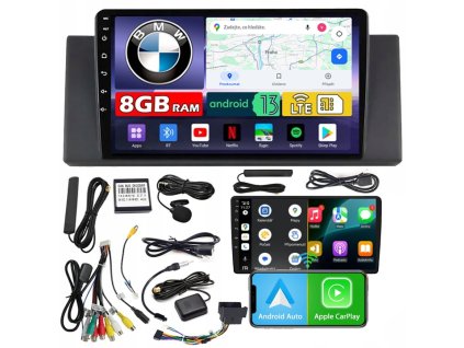 Autorádio NCS ZQ9 BMW X5 E53 2000-2006 Android Navigace 8GB LTE