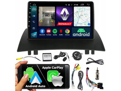 AUTORÁDIO NCS RS-305 RENAULT MEGANE 2 II 2002-2008 ANDROID NAVIGACÍ