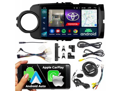 Autorádio NCS RS-305 Toyota Yaris III 2011-2020 Android Navigace Černý