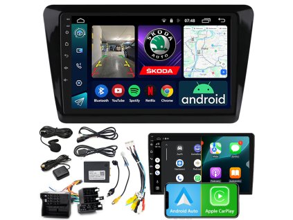 AUTORÁDIO NCS RS-305 SKODA RAPID 2012-2020 ANDROID NAVIGACÍ