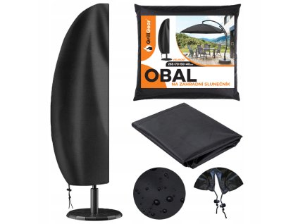 Voděodolný potah vysoké kvality GrillGear vhodný pro záhradní slunečník Honolulu 300×200