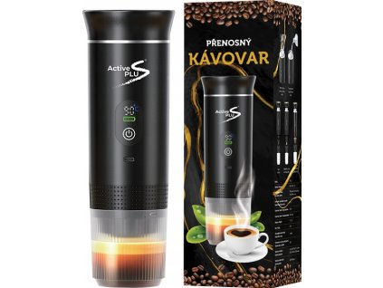 Prémiový automatický tlakový cestovní kávovar na kapsle pro kempování