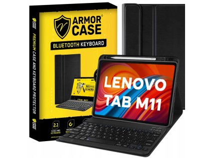 CASE ETUI POKROWIEC KLAWIATURA BEZPRZEWODOWA DO LENOVO TAB M11 11 CZARNY (2)