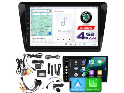 Autorádio NCS D9 Škoda Rapid II 2012-2019 Android Navigace 4GB LTE