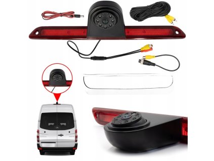 Couvací kamera pro dodávku Mercedes Sprinter W906 / W907, IP68, Anti-Fog, HD, 6× IR, Night Vision