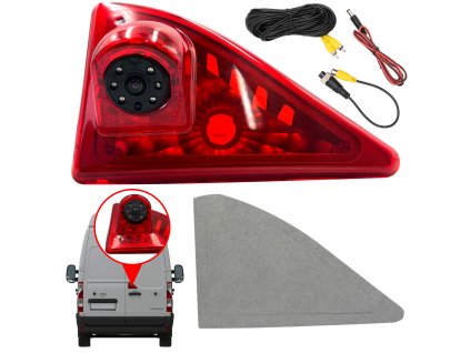 HD couvací kamera pro dodávku Opel Movano 2010-2016, 6× IR, IP68, noční vidění