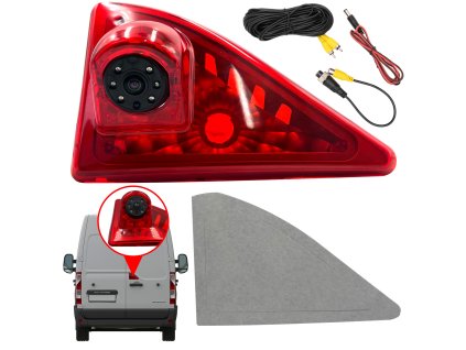 HD couvací kamera pro dodávku Renault Master 2010-2016, 6× IR, IP68, noční vidění