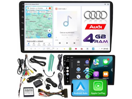 Autorádio NCS D9 Audi A4 B7 2004-2007 Android Navigace 4GB LTE