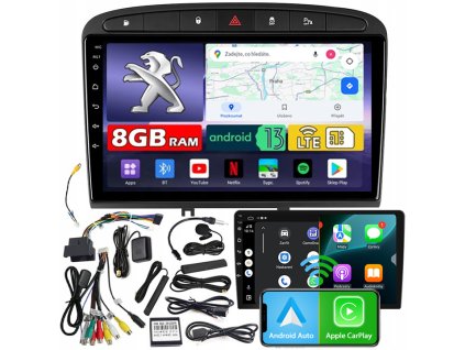 Autorádio NCS ZQ9 Peugeot 408 2010-2014 Android Navigace 8GB LTE