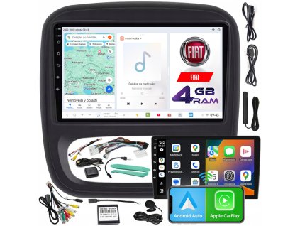 Autorádio NCS D9 Fiat Talento 2016-2020 Android Navigace 4GB LTE