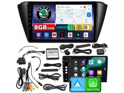 Autorádio NCS ZQ9 Škoda Fabia III 2014-2021 Android Navigace 8GB LTE