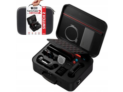 Tvrdý cestovní kufr pro Nintendo Switch 2 s kapsou na 21 her