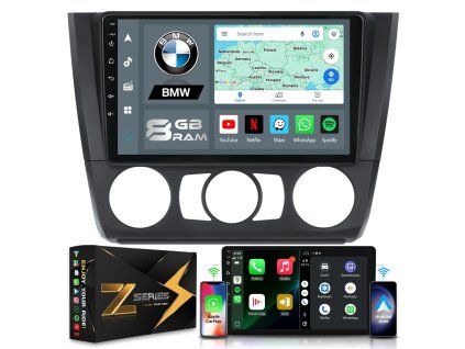 Autorádio NCS ZQ9 BMW 1 E81 E82 E87 E88 2004-2013 Android Navigace 8GB LTE