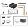 Adaptér z HDMI na AV TV RCA CINCH CVBS 1080p