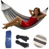 Houpací síť velká závěsná hamaka pro dva