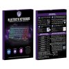 Bezdrátová Bluetooth klávesnice s RGB podsvícením pro Apple iPad AIR 5 10.9" Apple iPad Air 6 11" (2024) A2899 A2900 A2902