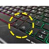 Bezdrátová Bluetooth klávesnice s RGB podsvícením pro Apple iPad AIR 5 10.9" Apple iPad Air 6 11" (2024) A2899 A2900 A2902