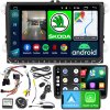 RÁDIO NAVIGACE NCS RS-405 ANDROID ŠKODA OCTAVIA II 2 2004-2013 BLUETOOTH 2DIN