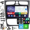 Autorádio NCS ZQ9 Mercedes-Benz Třída-C W203 2000-2007 Android Navigace 8GB LTE