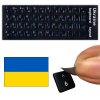 NÁLEPKY NA KLÁVESNICI NOTEBOOKU PC CYRILICE NÁLEPKY VLAJKA UKRAJINY MODRÁ