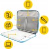 Pouzdro Taška na Laptop Tablet a příslušenství Prostorná ArmorCase Světle modrá