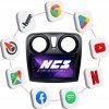 Autorádio NCS D9 Dacia Sandero II 2012-2020 Android Navigace 4GB LTE