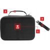 Cestovní kufr pouzdro na rameno pro Nintendo Switch 2 s kapsou na příslušenství