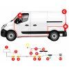 Couvací kamera pro Opel Combo 2001-2011 bus IR noční HD NCS