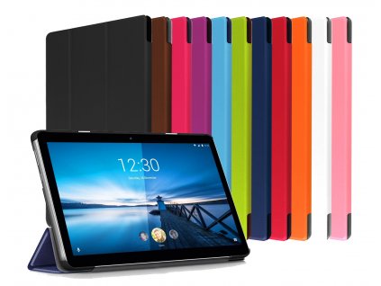 Luxury skládací pouzdro pro Lenovo Tab M10 10.1 TB-X605F TB-X605L TB-X505F/L (Barva Černá)