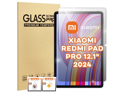 9H tvrdené ochranné sklo Xiaomi Redmi Pad PRO 12,1“ 2024 5G 24074RPD2C