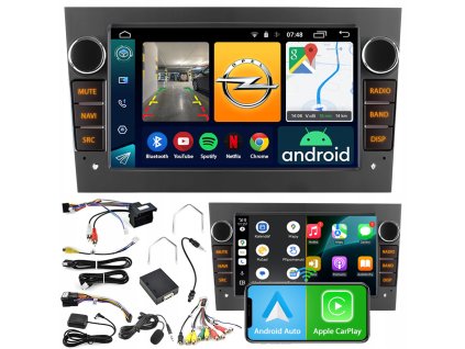 RÁDIO NAVIGÁCIA NCS RS-407G ANDROID OPEL ASTRA H 2004-2010 BLUETOOTH 2DIN