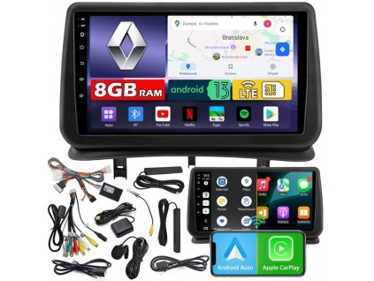 Autorádio NCS ZQ9 Renault Clio III 2005-2013 Android Navigácia 8GB LTE