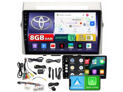 AUTORÁDIO NCS ZQ9 TOYOTA COROLLA VERSO 2004-2009 ANDROID 8GB LTE