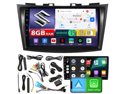 AUTORÁDIO NCS ZQ9 SUZUKI SWIFT V 2010-2016 ANDROID 8GB LTE