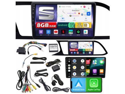 AUTORÁDIO NCS ZQ9 SEAT LEON 3 III 2012-2020 ANDROID 8GB LTE