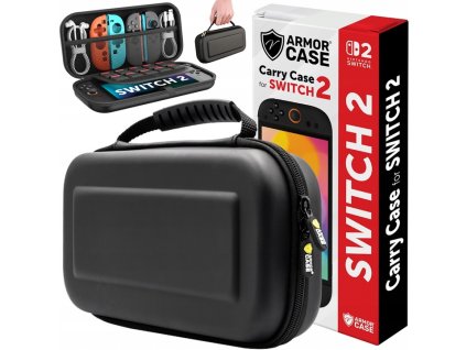 VYSTUŽENÉ PUZDRO PRE KONZOLU NINTENDO SWITCH 2 ČIERNA