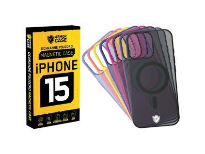 ArmorCase Ochranné zadní pouzdro Magnetic Case pro iPhone 15