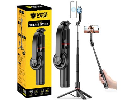 ArmorCase Selfie Stick Stativ Tripod Tyčka na Telefon Magsafe iPhone Dálkové Ovládání