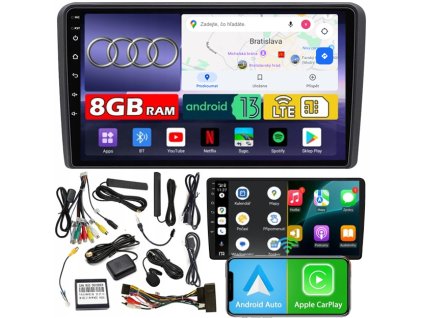 Autorádio NCS ZQ9 Audi A3 8P 2003-2012 Android Navigácia 8GB LTE