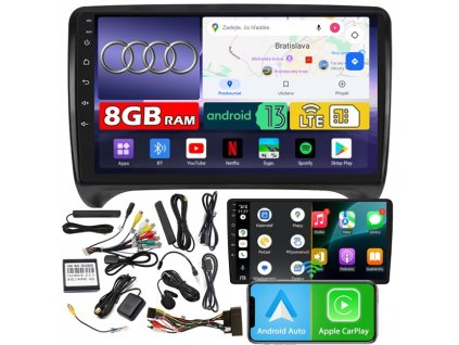 Autorádio NCS ZQ9 Audi TT 8J 2006-2013 Android Navigácia 8GB LTE