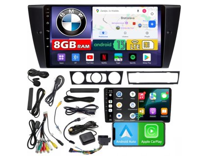 Autorádio NCS ZQ9 BMW E90 E91 E92 2005-2012 Android Navigácia 8GB LTE