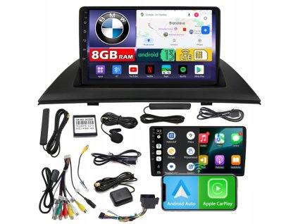Autorádio NCS ZQ9 BMW X3 E83 2003-2010 Android Navigácia 8GB LTE