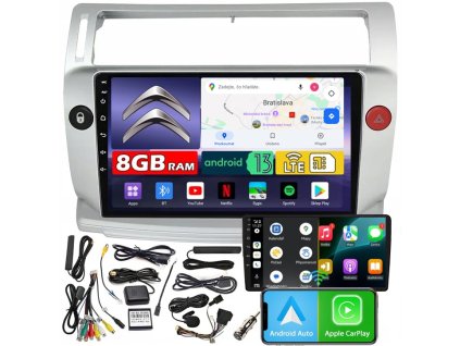 Autorádio NCS ZQ9 Citroen C4 2004-2010 Android Navigácia 8GB LTE