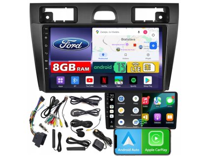 Autorádio NCS ZQ9 Ford Fiesta Mk6 2006-2008 Android Navigácia 8GB LTE