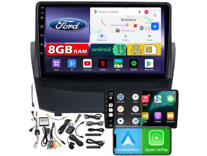 Autorádio NCS ZQ9 Ford Fiesta Mk7 2008-2017 Android Navigácia 8GB LTE