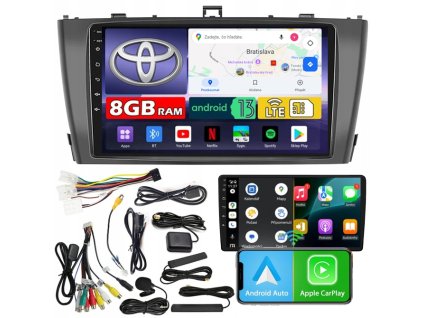 Autorádio NCS ZQ9 Toyota Avensis III 2009-2018 Android Navigácia 8GB LTE