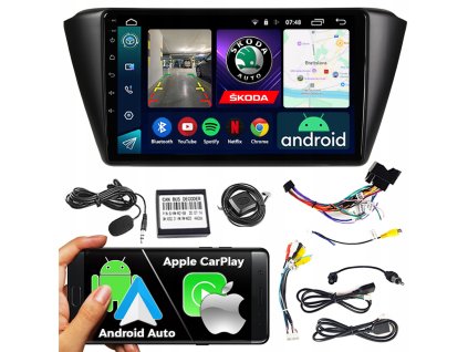 Autorádio NCS RS-305 Škoda Fabia III 2014-2021 Android Navigácia